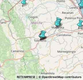 Mappa Via Nazionale, 62029 Tolentino MC, Italia (16.83727)