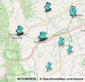 Mappa Via Nazionale, 62029 Tolentino MC, Italia (8.42)