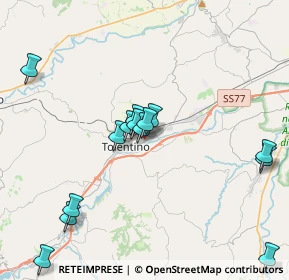 Mappa Via Nazionale, 62029 Tolentino MC, Italia (4.57067)