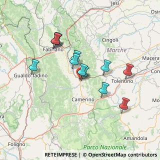Mappa Via Enrico Mattei, 62022 Castelraimondo MC, Italia (13.06917)