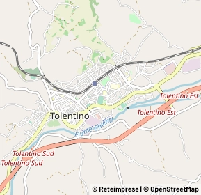 Mappa 62029 Tolentino MC, Italia (0.65)
