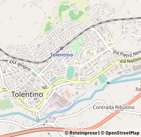 Mappa 62029 Tolentino MC, Italia (0.5465)