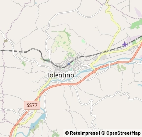 Mappa 62029 Tolentino MC, Italia (1.5715)