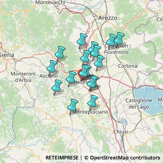 Mappa Piazza XX Settembre, 53048 Sinalunga SI, Italia (10.48471)