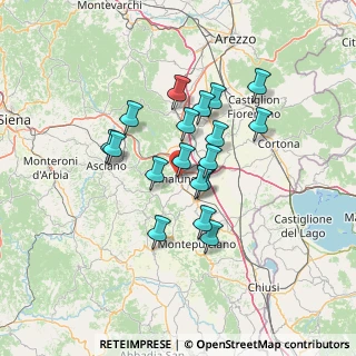 Mappa Piazza XX Settembre, 53048 Sinalunga SI, Italia (11.175)