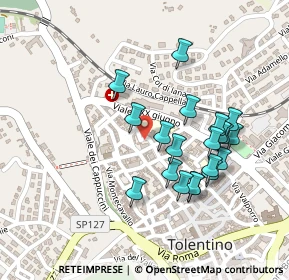 Mappa Via Antonio Gramsci, 62029 Tolentino MC, Italia (0.221)