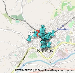 Mappa Via Antonio Gramsci, 62029 Tolentino MC, Italia (0.2445)