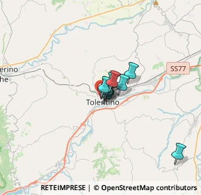 Mappa Via Antonio Gramsci, 62029 Tolentino MC, Italia (1.42)