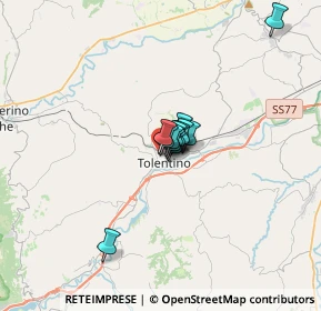 Mappa Via Antonio Gramsci, 62029 Tolentino MC, Italia (1.60917)