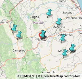 Mappa Via Antonio Gramsci, 62029 Tolentino MC, Italia (15.10545)