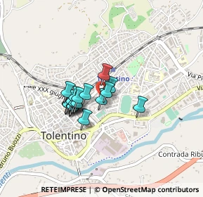 Mappa Via Francesco Ferranti, 62029 Tolentino MC, Italia (0.2965)