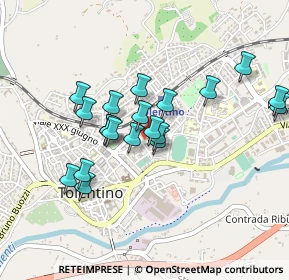 Mappa Via Francesco Ferranti, 62029 Tolentino MC, Italia (0.399)