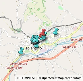 Mappa Via Francesco Ferranti, 62029 Tolentino MC, Italia (0.42429)