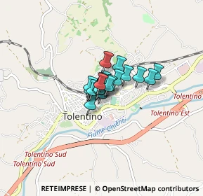 Mappa Via Francesco Ferranti, 62029 Tolentino MC, Italia (0.34263)