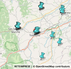 Mappa Via Francesco Ferranti, 62029 Tolentino MC, Italia (8.3165)