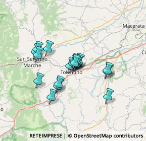 Mappa Via Francesco Ferranti, 62029 Tolentino MC, Italia (5.14)