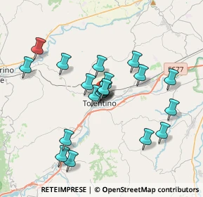 Mappa Piazzale Europa, 62029 Tolentino MC, Italia (3.408)