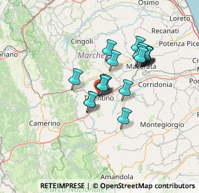 Mappa Piazzale Europa, 62029 Tolentino MC, Italia (11.272)