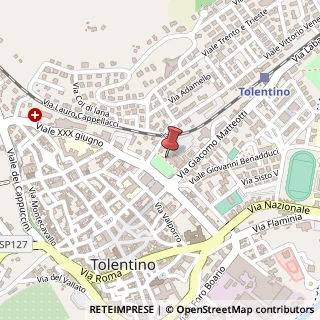 Mappa Piazzale Europa, 15, 62029 Tolentino, Macerata (Marche)
