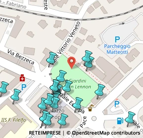 Mappa Piazzale Europa, 62029 Tolentino MC, Italia (0.07917)
