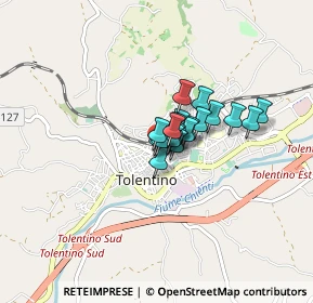 Mappa Piazzale Europa, 62029 Tolentino MC, Italia (0.42737)