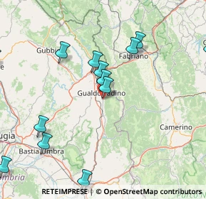 Mappa VIA Flaminia KM. 183, 06023 Gualdo Tadino PG, Italia (24.19824)