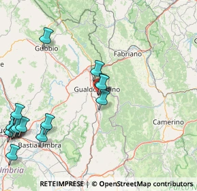 Mappa VIA Flaminia KM. 183, 06023 Gualdo Tadino PG, Italia (22.52267)