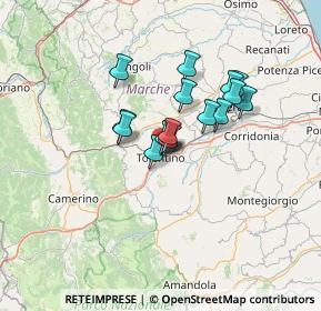 Mappa Viale XXX Giugno, 62029 Tolentino MC, Italia (9.43813)