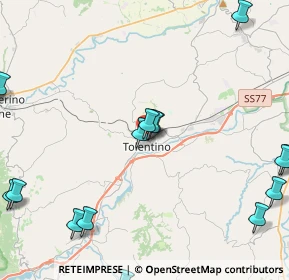 Mappa Via Albino Caselli, 62029 Tolentino MC, Italia (6.29118)