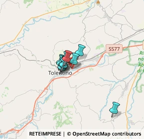 Mappa Via Ugo Sposetti, 62029 Tolentino MC, Italia (1.67091)