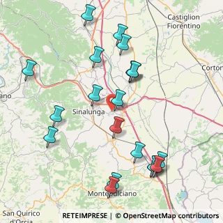 Mappa Via Trasimeno, 53048 Sinalunga SI, Italia (9.3865)