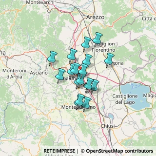 Mappa Via Trasimeno, 53048 Sinalunga SI, Italia (9.22)