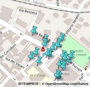 Mappa Via Manfredi Gravina, 62029 Tolentino MC, Italia (0.05652)