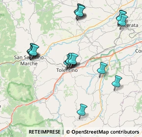 Mappa Via Giuseppe Romita, 62029 Tolentino MC, Italia (8.4005)