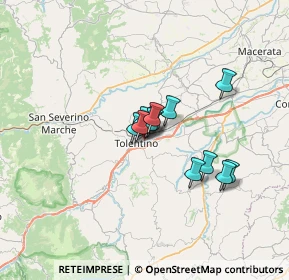 Mappa Via Giuseppe Romita, 62029 Tolentino MC, Italia (4.395)