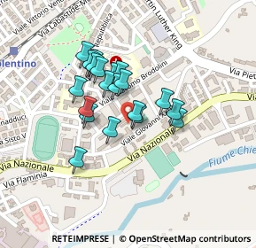 Mappa Via Giuseppe Romita, 62029 Tolentino MC, Italia (0.1695)