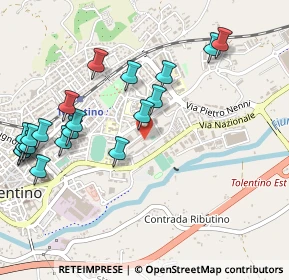 Mappa Via Giuseppe Romita, 62029 Tolentino MC, Italia (0.616)