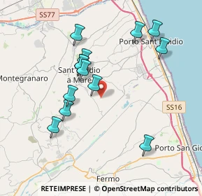 Mappa Via San Giuseppe, 63811 Sant'Elpidio a mare FM, Italia (3.77615)