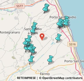 Mappa Via San Giuseppe, 63811 Sant'Elpidio a mare FM, Italia (3.9255)