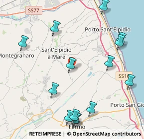 Mappa Via San Giuseppe, 63811 Sant'Elpidio a mare FM, Italia (5.56533)