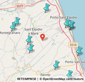 Mappa Via San Giuseppe, 63811 Sant'Elpidio a mare FM, Italia (6.34357)