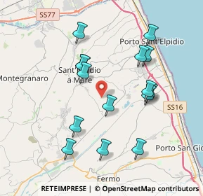 Mappa Via San Giuseppe, 63811 Sant'Elpidio a mare FM, Italia (3.82667)