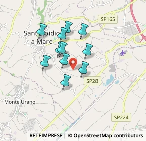 Mappa Via San Giuseppe, 63811 Sant'Elpidio a mare FM, Italia (1.36091)