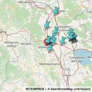 Mappa , 53048 Sinalunga SI, Italia (12.85056)