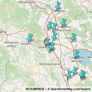 Mappa , 53048 Sinalunga SI, Italia (19.072)