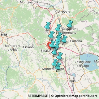 Mappa , 53048 Sinalunga SI, Italia (9.92154)