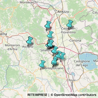 Mappa , 53048 Sinalunga SI, Italia (9.9105)