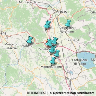 Mappa Via Filippo Turati, 53048 Sinalunga SI, Italia (9.54214)