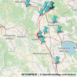 Mappa Via Filippo Turati, 53048 Sinalunga SI, Italia (21.265)