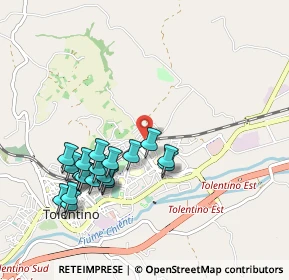 Mappa Contrada Colmaggiore, 62029 Tolentino MC, Italia (1.006)